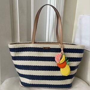 Kate Spade Iona Appleby Lane multistraw tote EUC